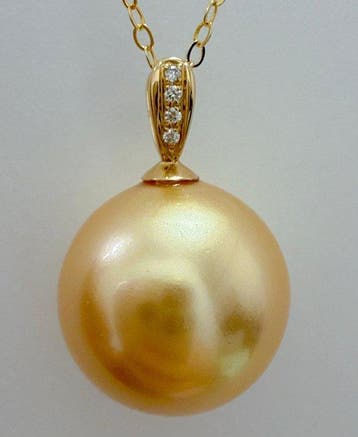 Zonder minimumprijs - Ketting met hanger - 18 karaat Geel