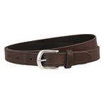 Landley Dames Riem Leer Gestikt - 2,5 cm - Bruin - 105, Verzenden, Nieuw, 3 tot 5 cm, Bruin