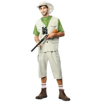 Safari Kostuum Heren, Verzenden, Nieuw, Feestartikel