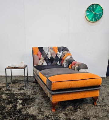 Chesterfield Jan Frantzen Design Chaise Longue Multicolor, Ophalen of Verzenden, Nieuw