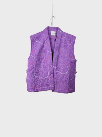 POM AMSTERDAM Bodywarmers Heren maat S Paars Vintage, Ophalen of Verzenden, Nieuw