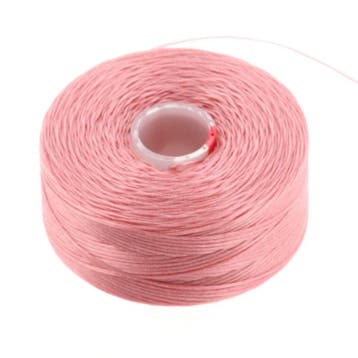 S-LON Rijggaren D ca. 70 meter 0,11mm Rose (S-Lon rijgdraad), Ophalen of Verzenden, Nieuw, Kraal