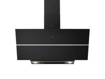 Inventum AKD9015GTZ - Wandschouw afzuigkap - 90 cm - Zwart, Witgoed en Apparatuur, Verzenden, Zo goed als nieuw