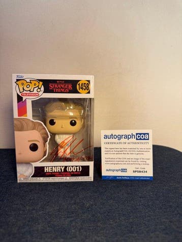 Funko - Funko Pop - henry stranger things autografato