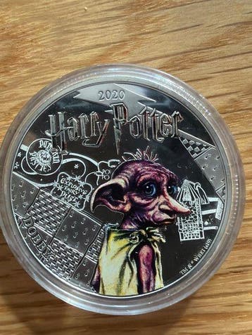 Samoa. 1/2 Dollar 2020 Harry Potter - Dobby - 1 oz (Zonder