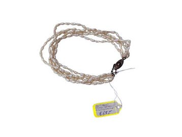 Veiling - Elegante Antieke Meervoudige Zoetwaterparel Armban