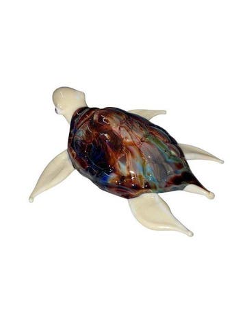 sculptuur, Tartaruga - 3 cm - Glas