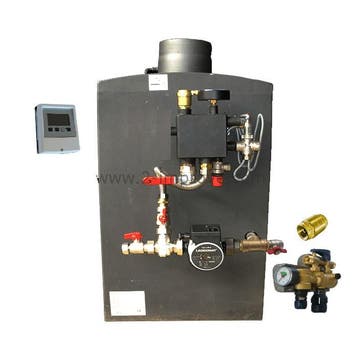 Complete aansluit set cv-houtkachel voor buffervat (Uni 2B), Verzenden, Nieuw