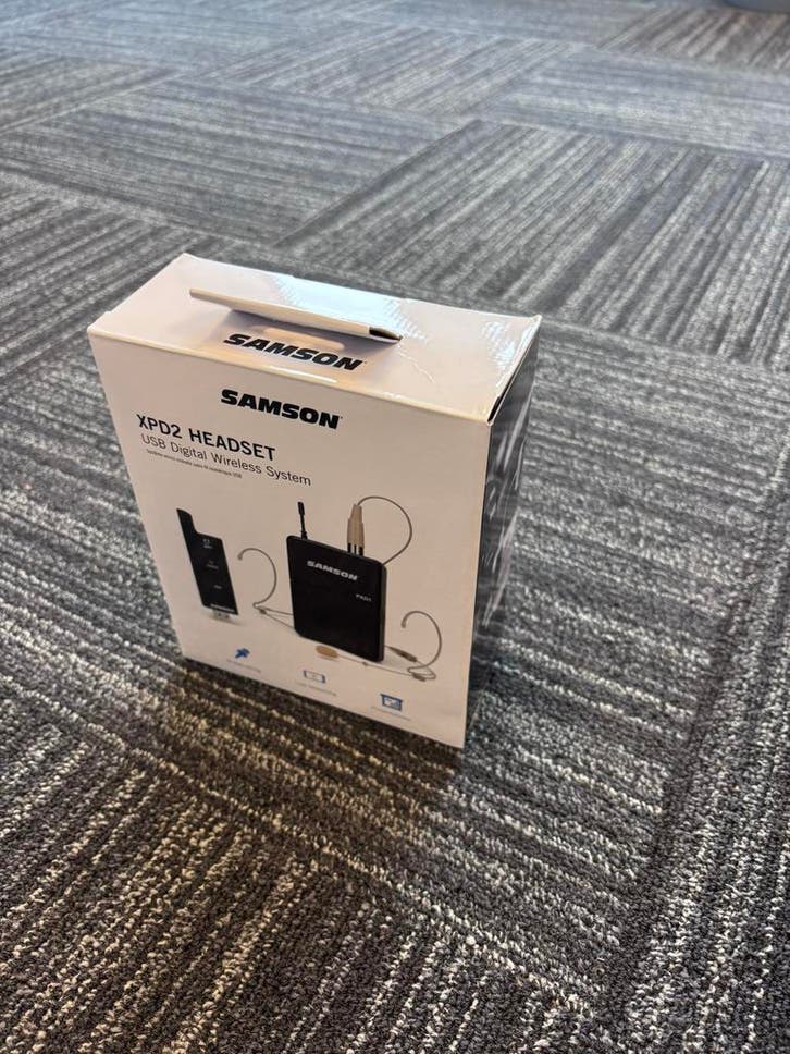 Samson XPD2 Headset – Draadloos USB-microfoonsysteem (Nieuw), Muziek en Instrumenten, Microfoons, Overige typen, Nieuw, Ophalen of Verzenden