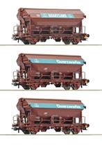 roco 77052 HO 3-delige set: draaibare dakwagen, DB, Overige merken, Gelijkstroom, Verzenden, Overige typen