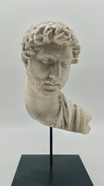 sculptuur, Adriano - 38 cm - marmerpoeder
