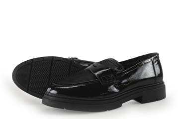 Manfield Loafers in maat 39 Zwart, Verzenden, Zwart, Overige typen, Zo goed als nieuw