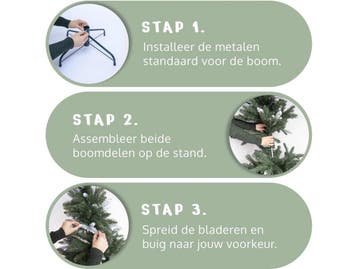 PristinePine Batis - Kunstkerstboom - Besneeuwd 210 cm -, Verzenden, Nieuw