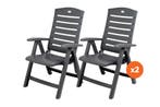 Set van 2 - Hartman Florion Recliner verstelbare tuinstoel -, Tuin en Terras, Verzenden, Nieuw, Overige materialen