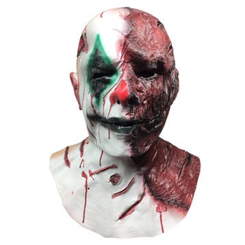 Horror Clown masker Burny, Verzenden, Nieuw