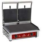 Panini-/Contactgrill | Dubbel | 530x240mm (Glad/Geribd) |, Verzenden, Nieuw in verpakking