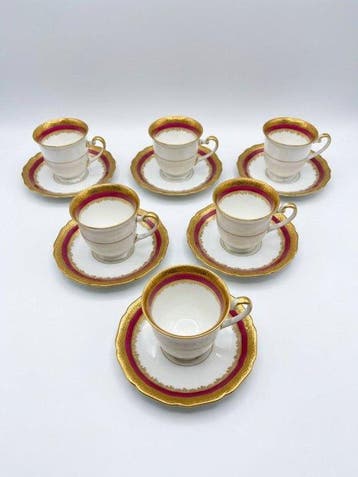 Hutschenreuther - Koffieservies (6) - Porselein
