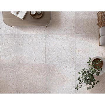 Sphinx Terrazzo Vloertegel - 90x90 cm - Mat Grijs, Ophalen of Verzenden, Nieuw