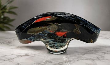 Val Saint Lambert - Louis Leloup - Vaas - Louis Leloup voor, Antiek en Kunst, Antiek | Glas en Kristal