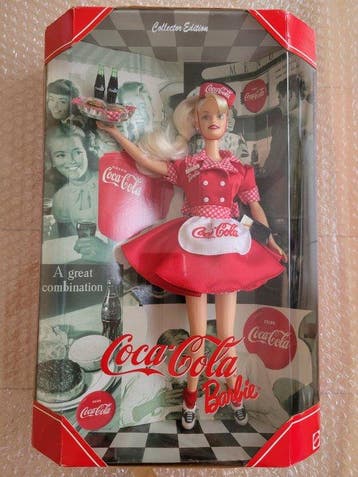 Mattel - Barbiepop - 1998 Coca-Cola – Waitress – Collector