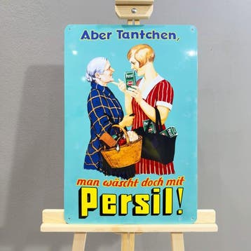 Persil Vintage reclamebord – XXL 60 × 40 cm – Gemaakt van