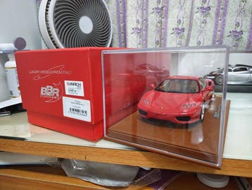 BBR 1:18 - Modelauto - Ferrari 360 Modena manual Rosso corsa, Nieuw