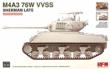 Rye Field Model RFM5133 M4A3 76W VVSS Sherman Late Upgrade, Verzenden, Nieuw, Overige typen, Overige merken