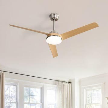 Plafondventilator met verlichting - Plafondlamp met ventilat, Witgoed en Apparatuur, Verzenden, Zo goed als nieuw