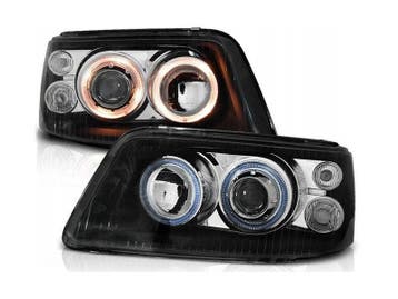 Angel Eyes koplamp Black geschikt voor VW T5, Verzenden, Nieuw, Volkswagen