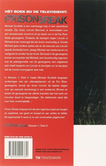 Prison Break 9789049900380 Ed van Eeden, Verzenden, Gelezen, Ed van Eeden