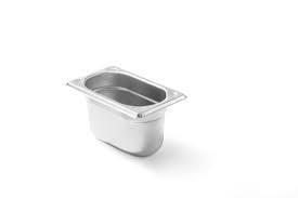 Gastronorm Bak RVS 1/9 GN | 100mm | 176x108mm, Ophalen of Verzenden, Nieuw in verpakking