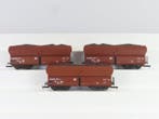 Roco H0 - 4386A - Modeltrein goederenwagon (3) - 3x 4-assige, Nieuw