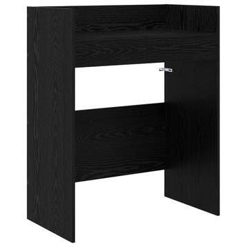 vidaXL DJ Tafel Zwart eiken 82 x 45 x 102 cm Bewerkt hout, Muziek en Instrumenten, Verzenden, Nieuw