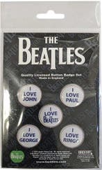 The Beatles  I Love the Beatles button officiële merchandise, Ophalen of Verzenden, Nieuw, Kleding