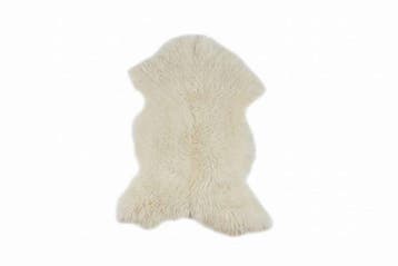Natuurlijk witte schapenvacht 90-100 cm, Huis en Inrichting, Wit, 50 tot 100 cm, Verzenden, Nieuw