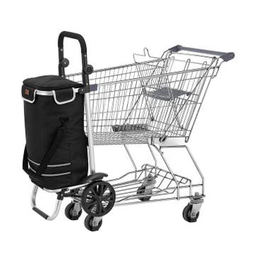 3in1 boodschappentrolley - 56 Liter - Zwart, Verzenden, Nieuw