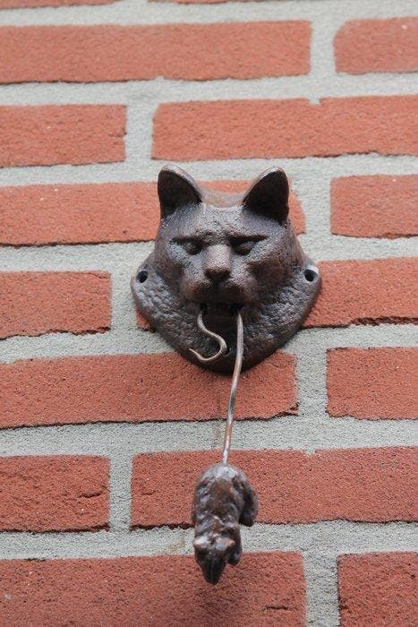 Deurklopper - Kat muis - 2010-2020, Antiek en Kunst, Kunst | Designobjecten