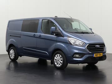 Ford Transit Custom 2.0TDCI 170PK Automaat Lang Limited Dubb, Automaat, Stof, Gebruikt, Euro 6