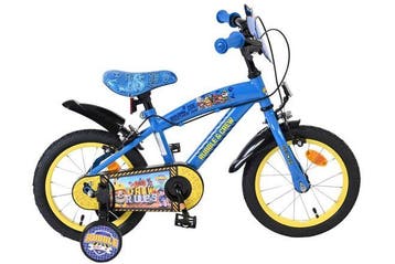 Paw Patrol -Rubble & Crew 14 inch kinderfiets – Blauw, Twee, Fietsen en Brommers, Verzenden, Nieuw