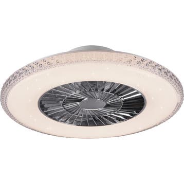 LED Plafondlamp met Ventilator - Plafondventilator - Trion, Ophalen of Verzenden, Nieuw, Kunststof