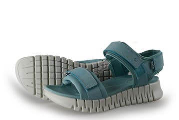 Ecco Sandalen in maat 37 Blauw, Ecco, Sandalen of Muiltjes, Zo goed als nieuw, Verzenden