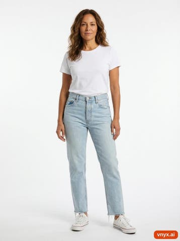 A-BASE Jeans Dames maat WW23 / L26 Lichtblauw Vintage, Ophalen of Verzenden, Nieuw
