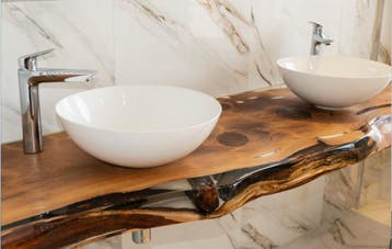 wastafelblad | waskom | salontafel | bartafel | epoxy, Ophalen, Nieuw