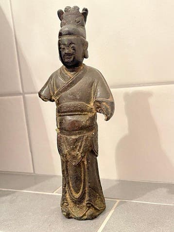 Beeldje Ming periode 17e eeuw - Brons - China - Ming
