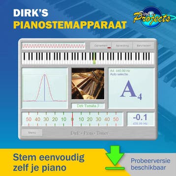Pianostemmer - Eenvoudig zelf pianostemmen met software, Muziek en Instrumenten, Instrumenten | Toebehoren, Nieuw, Piano