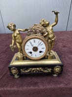 Pendule - Brons - 1850-1900, Antiek en Kunst, Antiek | Klokken