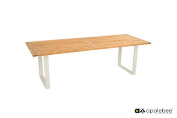 Apple Bee Condor tuintafel Oyster met teak blad 240 x 95 cm, Ophalen of Verzenden, Nieuw