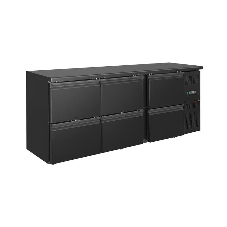 GGM Gastro | Barkoelkast ECO - 2002x513mm - met 6 laden - |, Zakelijke goederen, Horeca | Meubilair en Inrichting, Meubilair, Verzenden