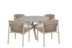 4 Seasons Outdoor Allora tuinset latte met Prado tafel met, Ophalen of Verzenden, Nieuw