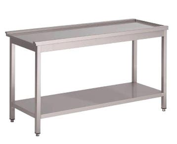 RVS aanvoertafel voor doorschuif vaatwasmachine Gastro-M, Verzenden, Nieuw in verpakking